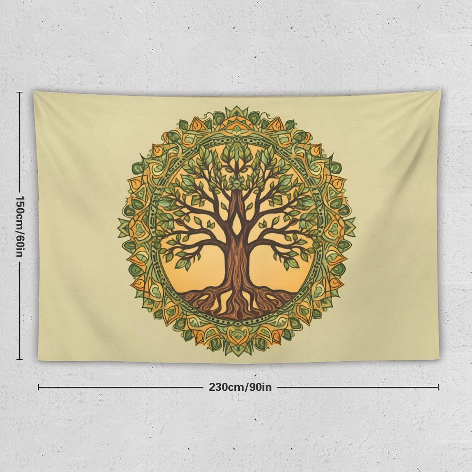 Tapiz de pared de árbol