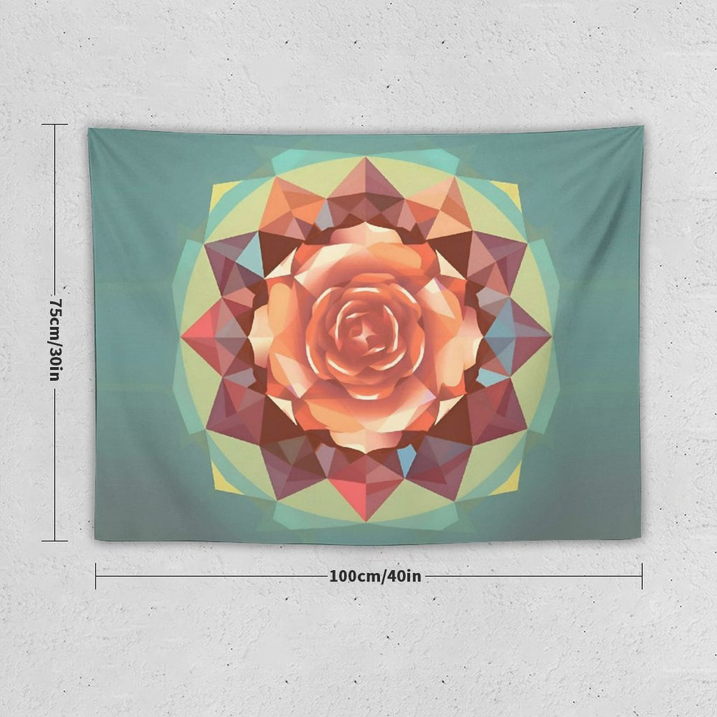 Tapiz de pared de rosas