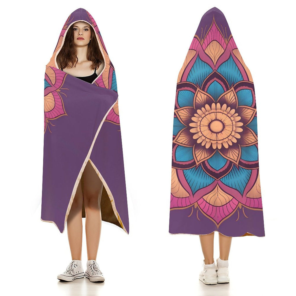 Manta con capucha Lotus