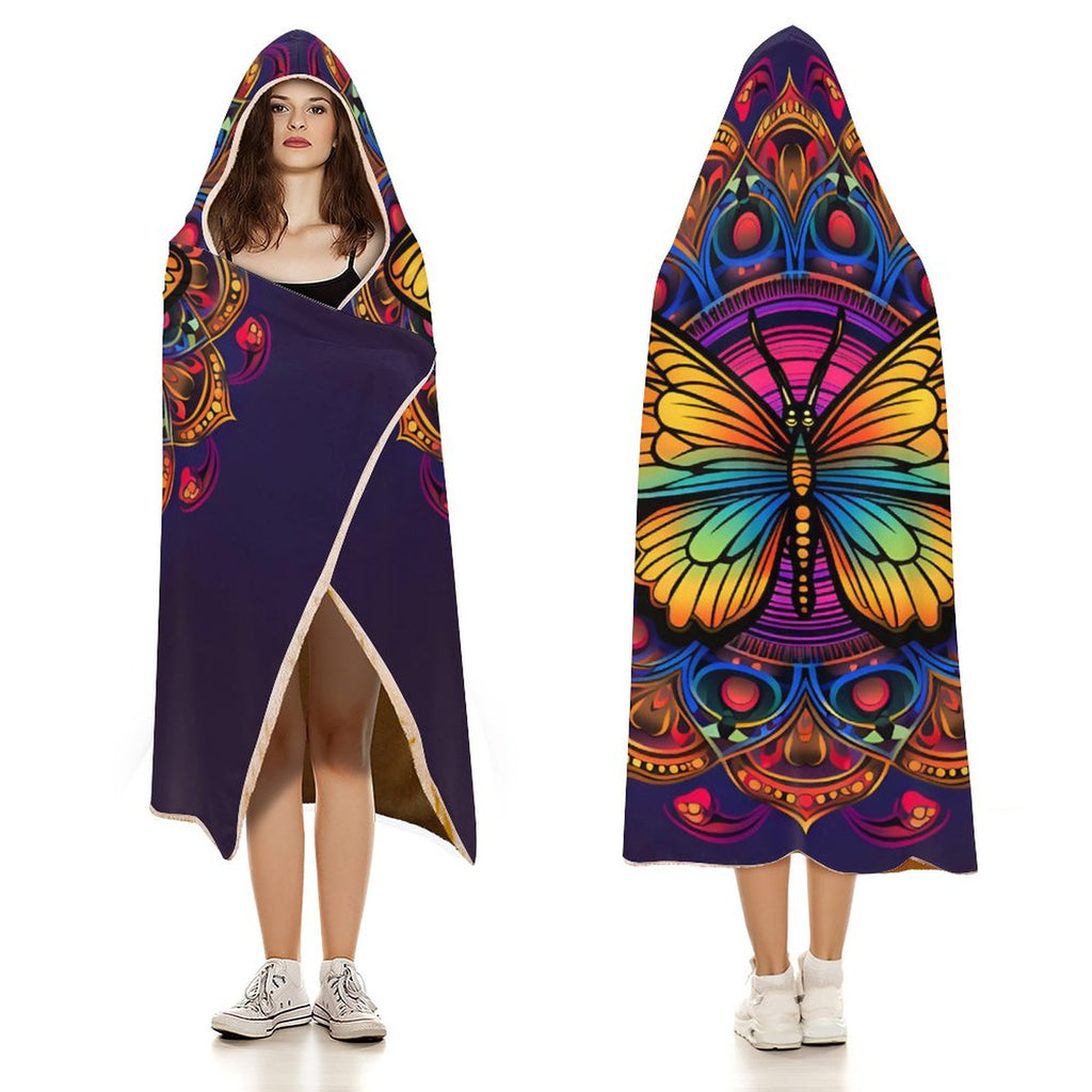 Butterfly Hooded Blanket