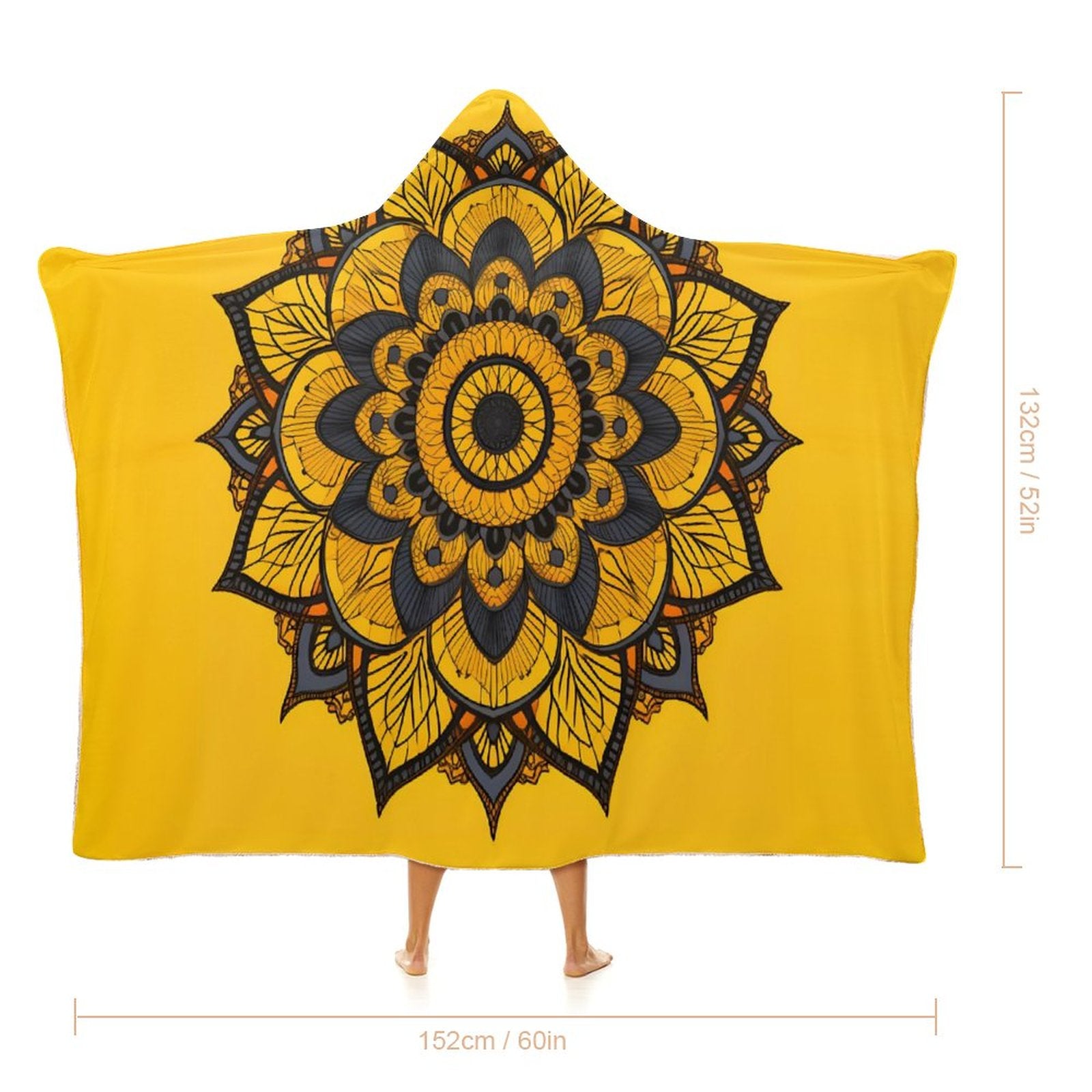 Sunflower Hooded Blanket