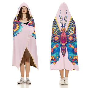 Butterfly Hooded Blanket