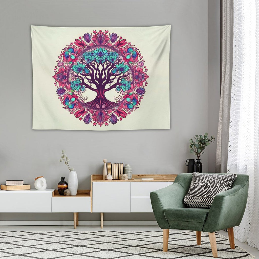 Tapiz de pared de árbol