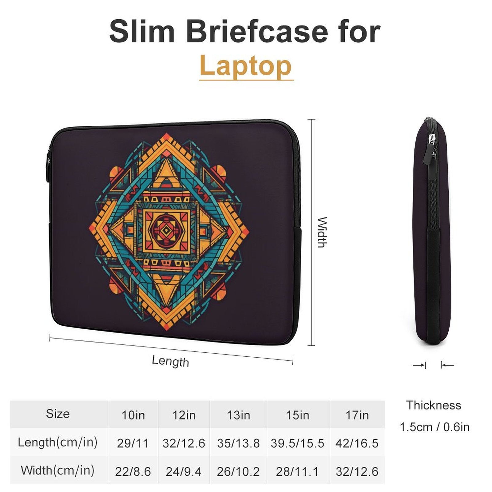 Geometric Laptop Sleeve