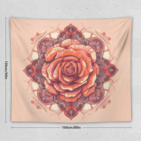 Rose Wall Tapestry