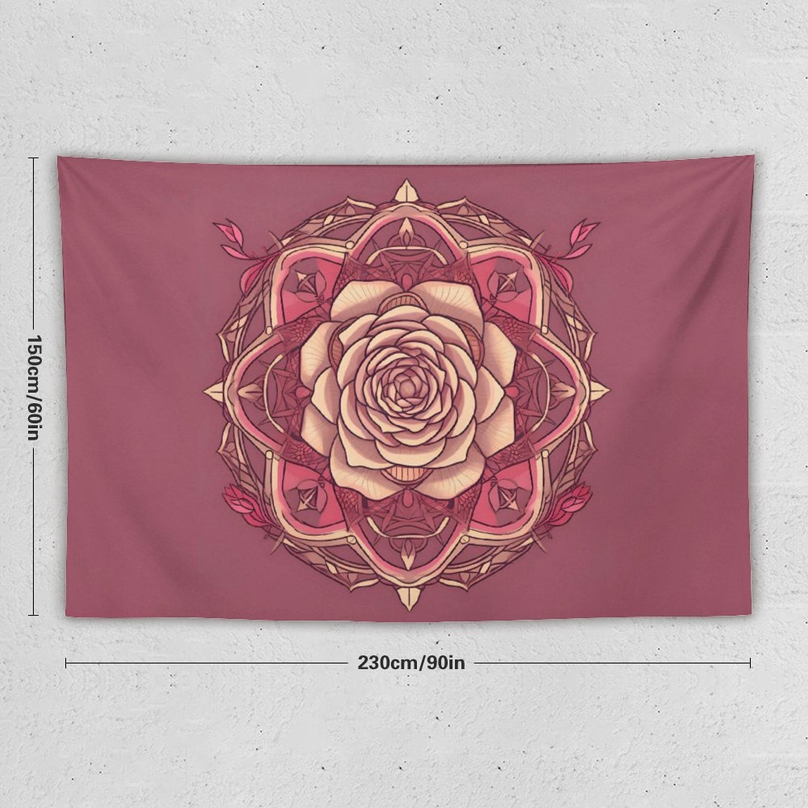 Rose Wall Tapestry