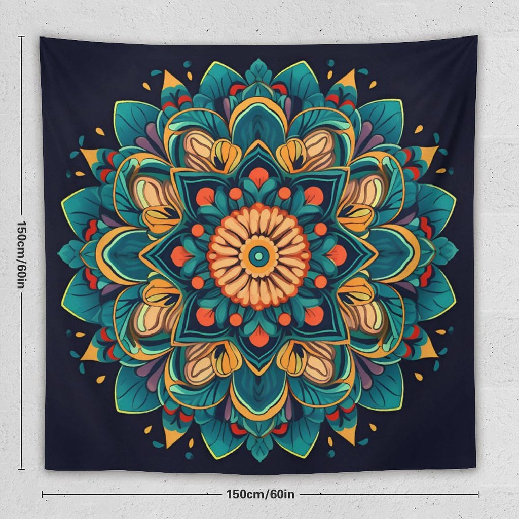 Tapiz de pared de flores