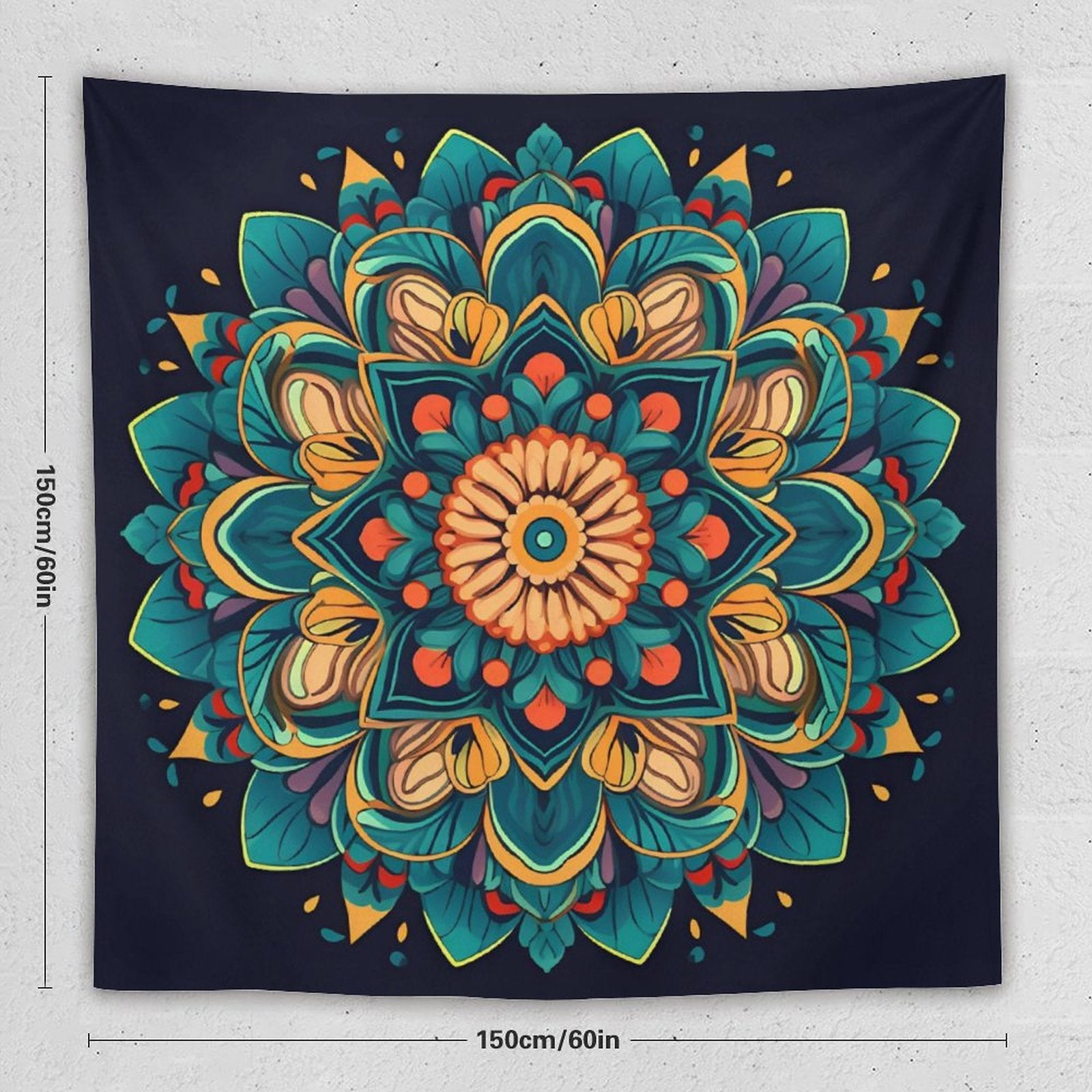 Tapiz de pared de flores