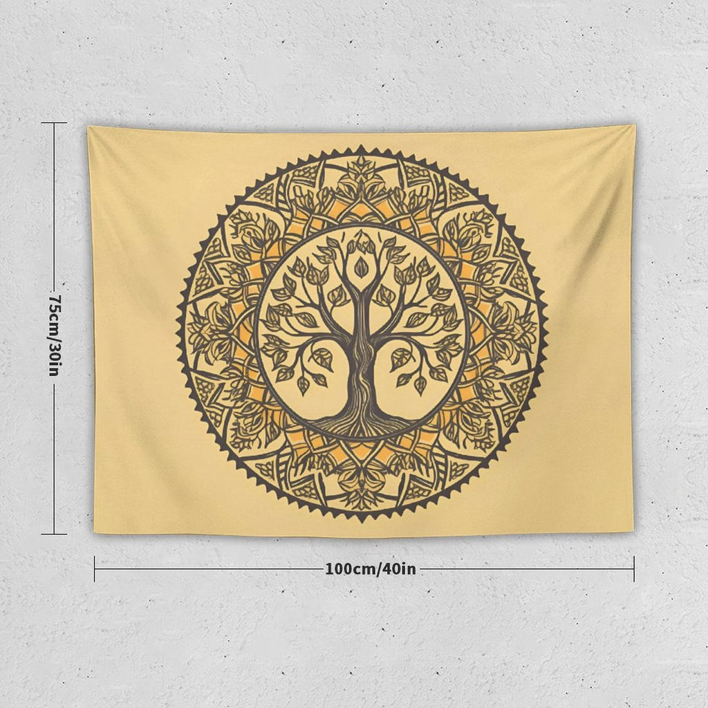 Tapiz de pared de árbol
