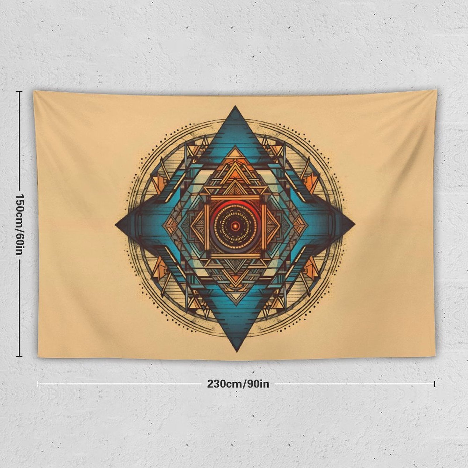 Geometric Wall Tapestry