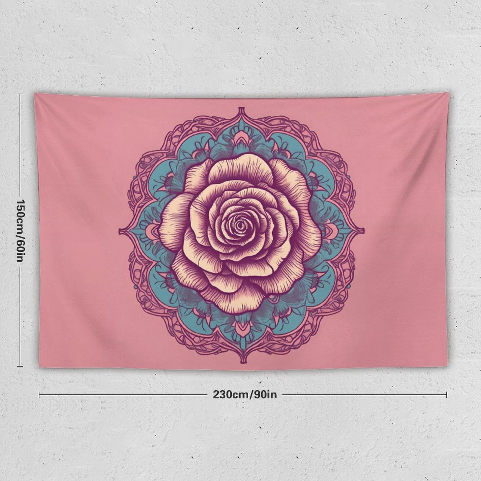 Rose Wall Tapestry