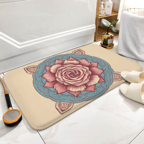 Rose Coral Velvet Rug