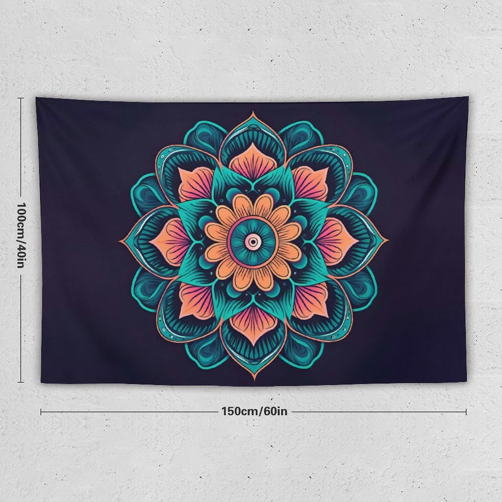 Tapiz de pared de flores