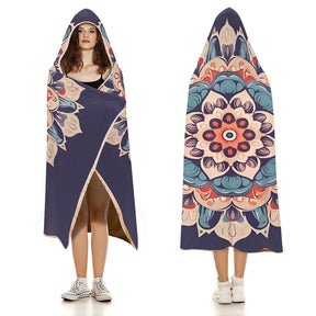 Flower Hooded Blanket