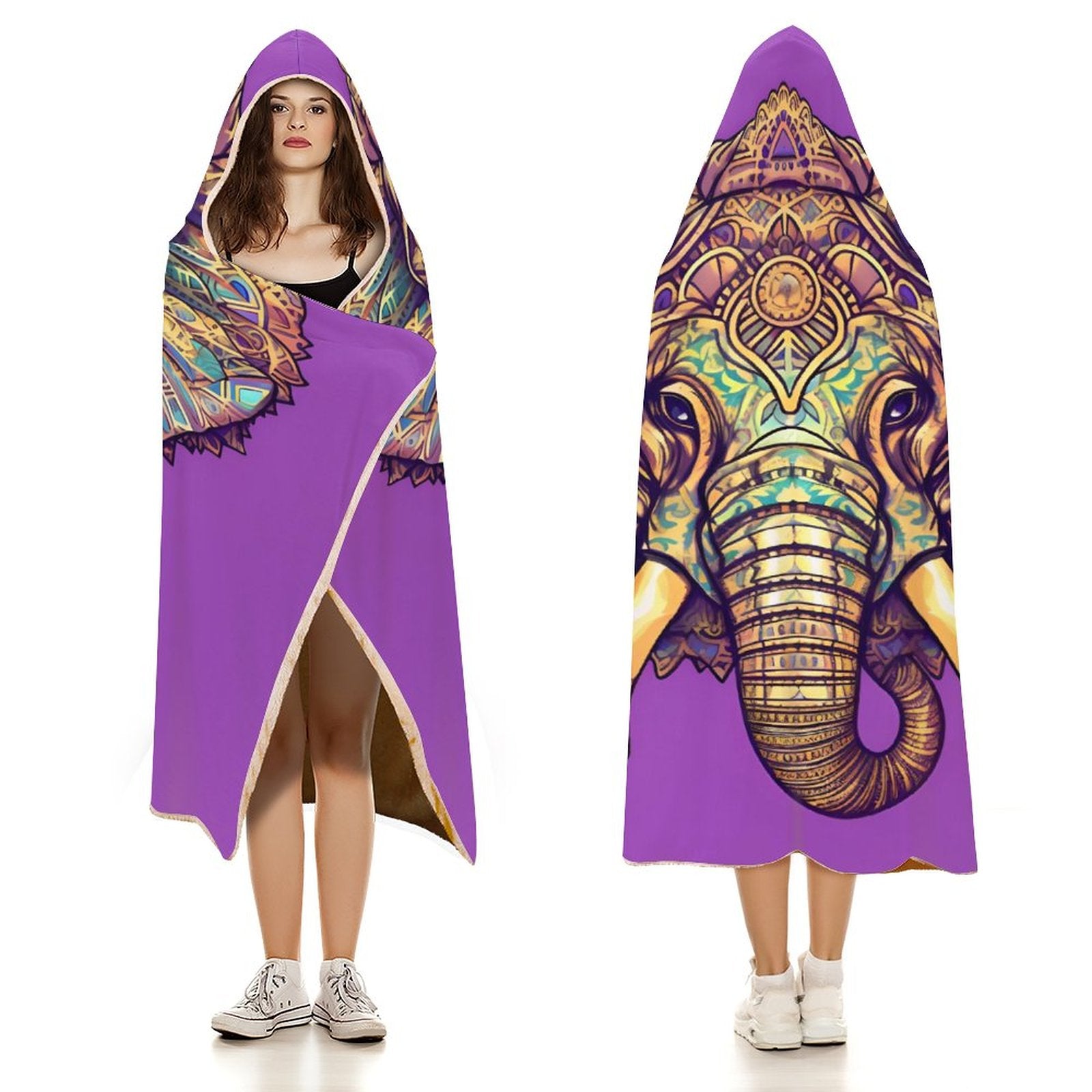 Elephant Hooded Blanket