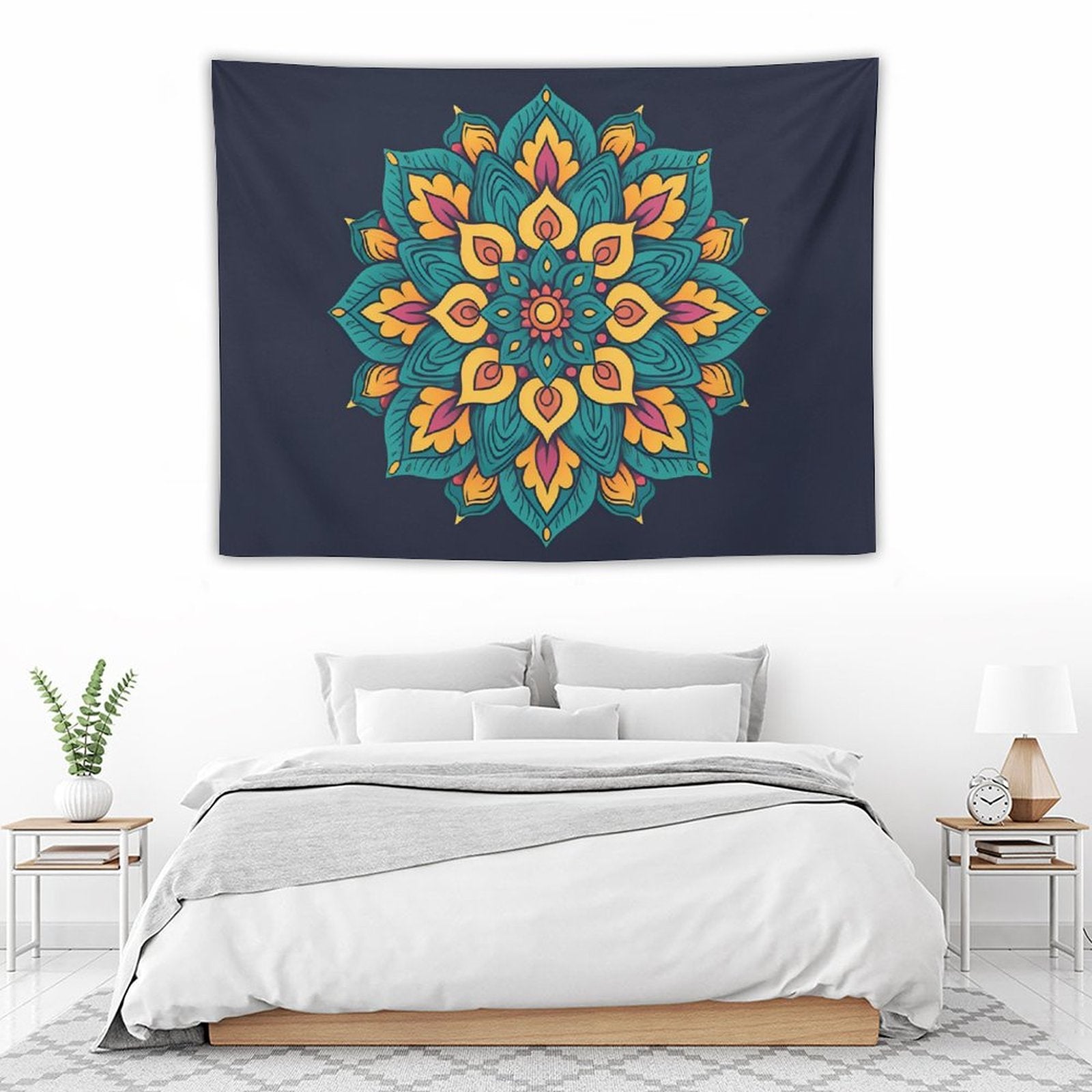 Tapiz de pared de flores