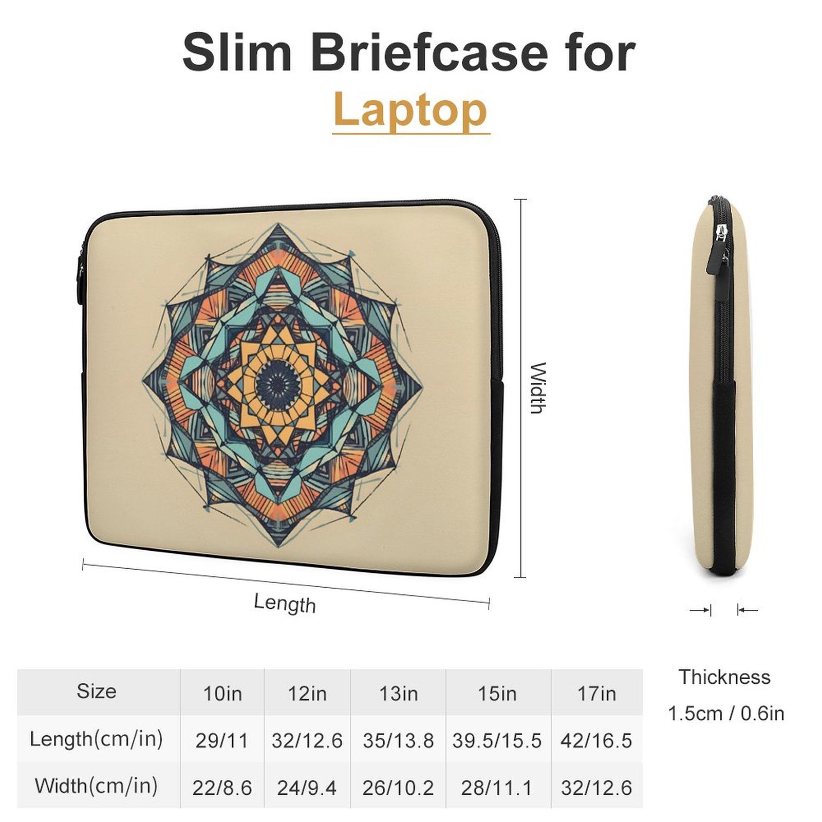 Geometric Laptop Sleeve