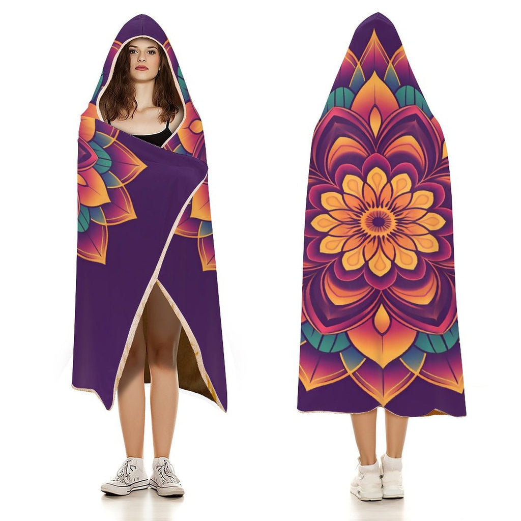 Manta con capucha Lotus