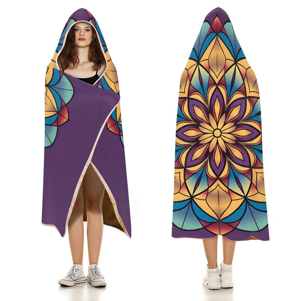 Manta con capucha Lotus