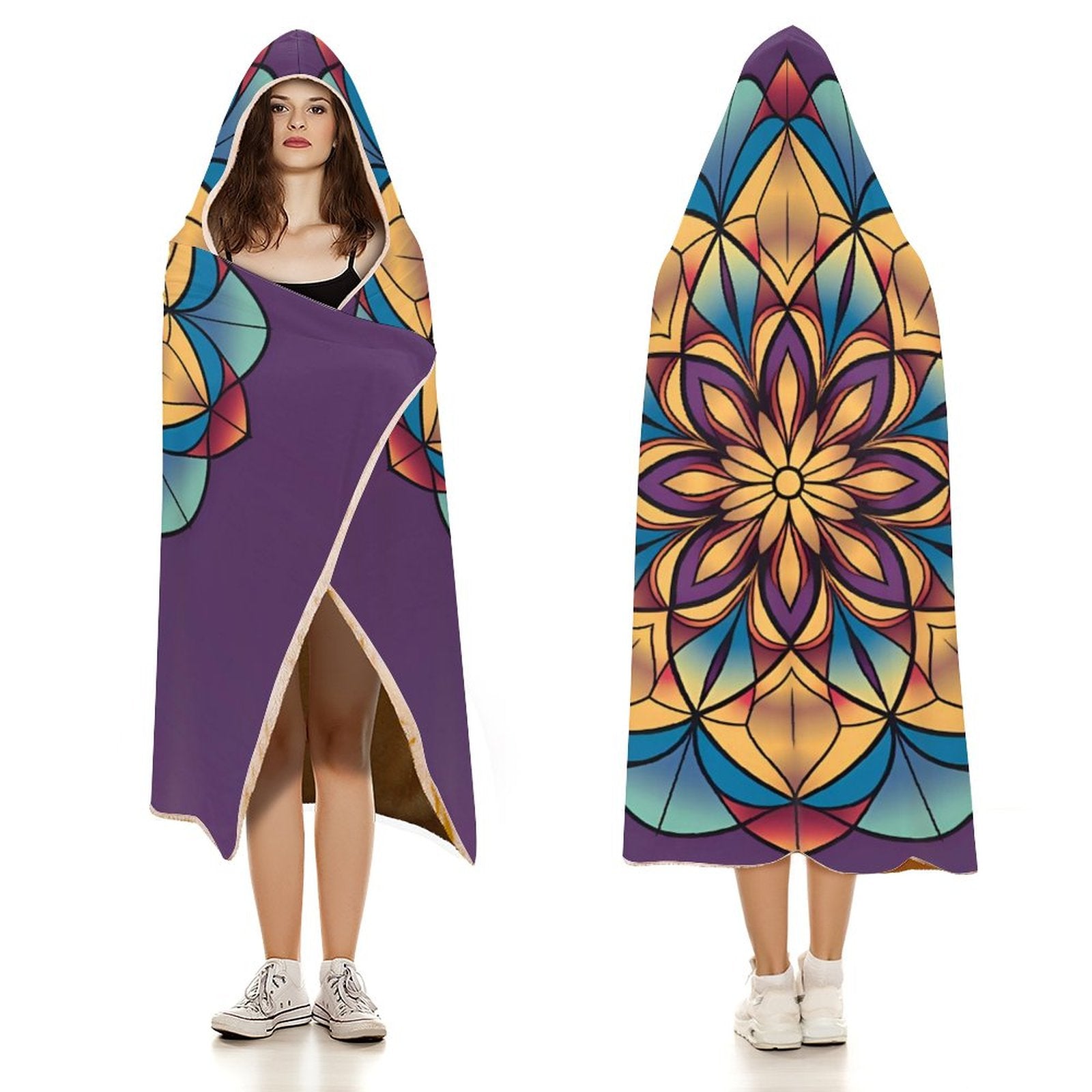 Manta con capucha Lotus