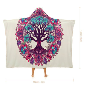 Tree Hooded Blanket