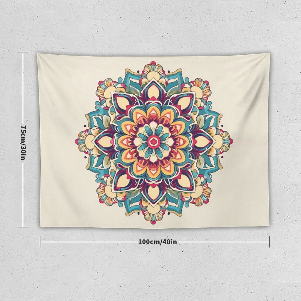 Tapiz de pared de flores
