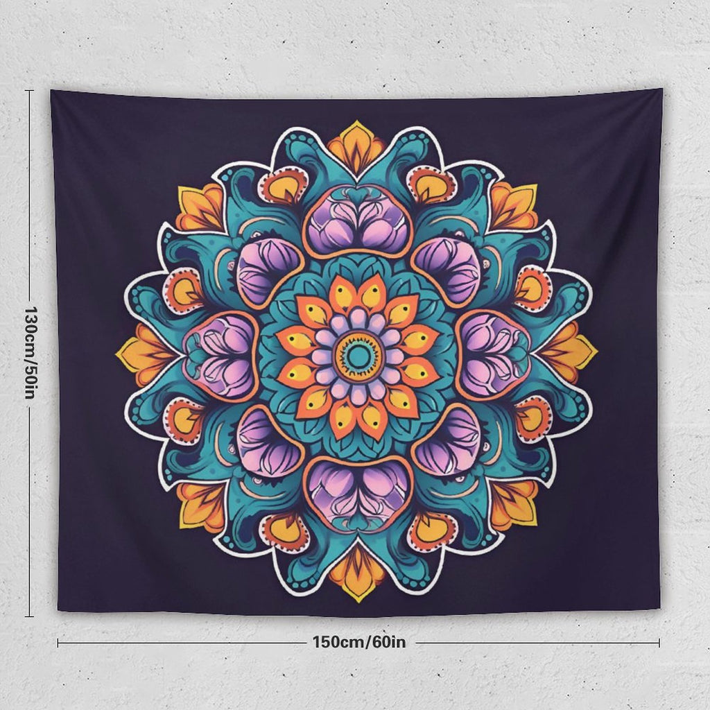 Tapiz de pared de flores
