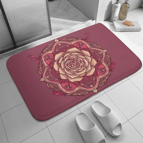 Rose Coral Velvet Rug