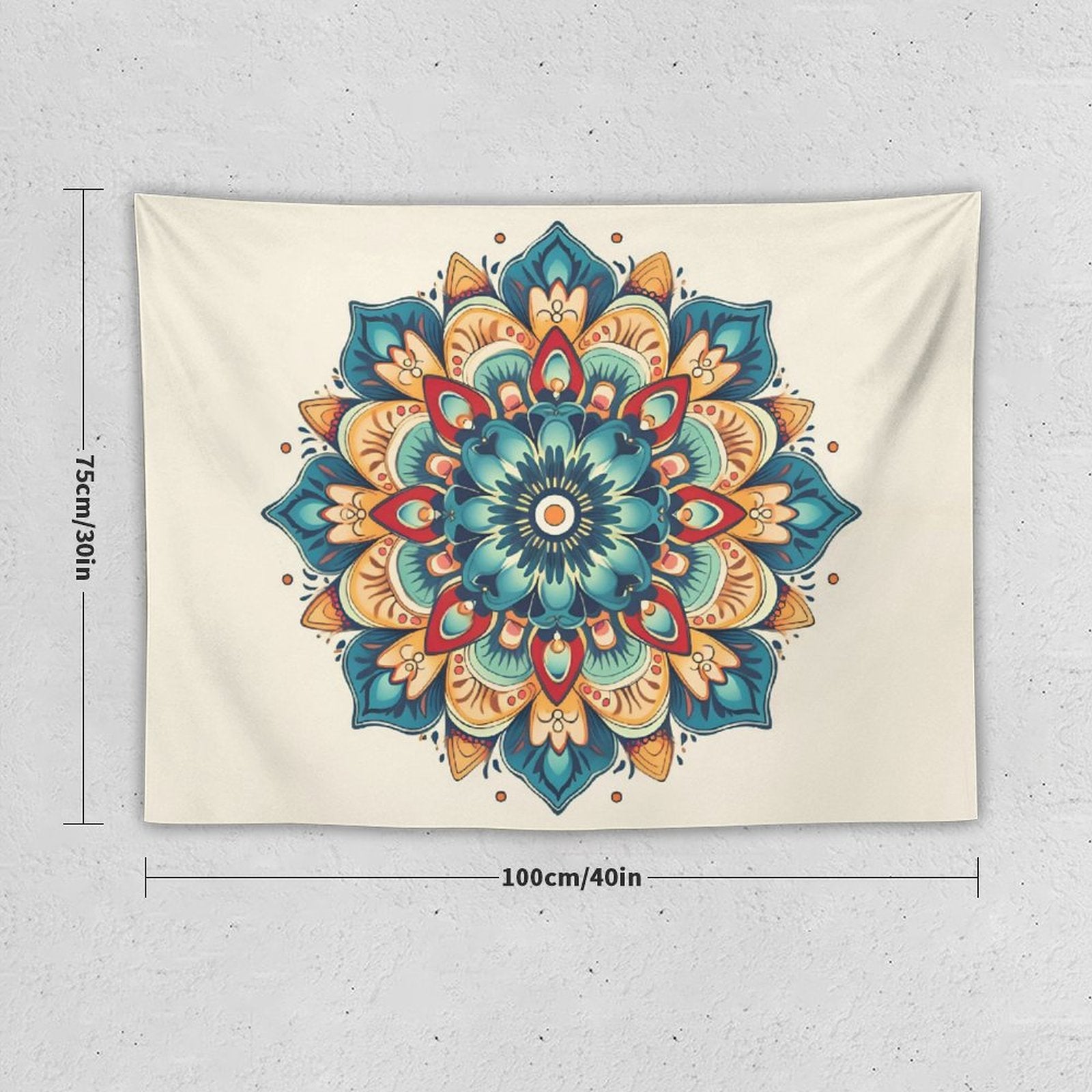 Tapiz de pared de flores