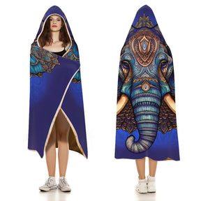 Elephant Hooded Blanket