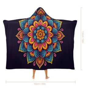 Flower Hooded Blanket