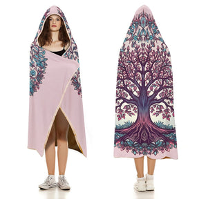 Tree Hooded Blanket