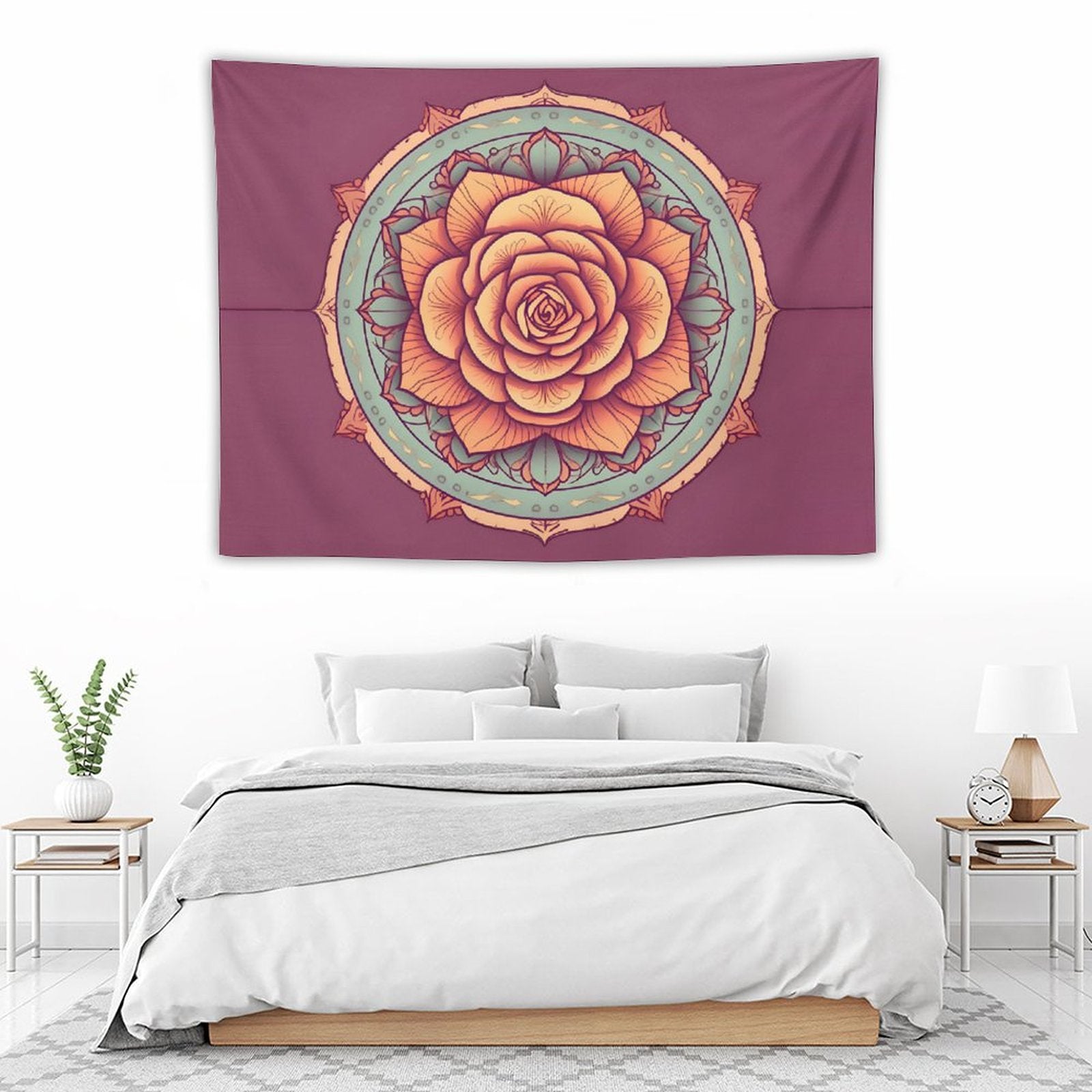 Tapiz de pared de rosas