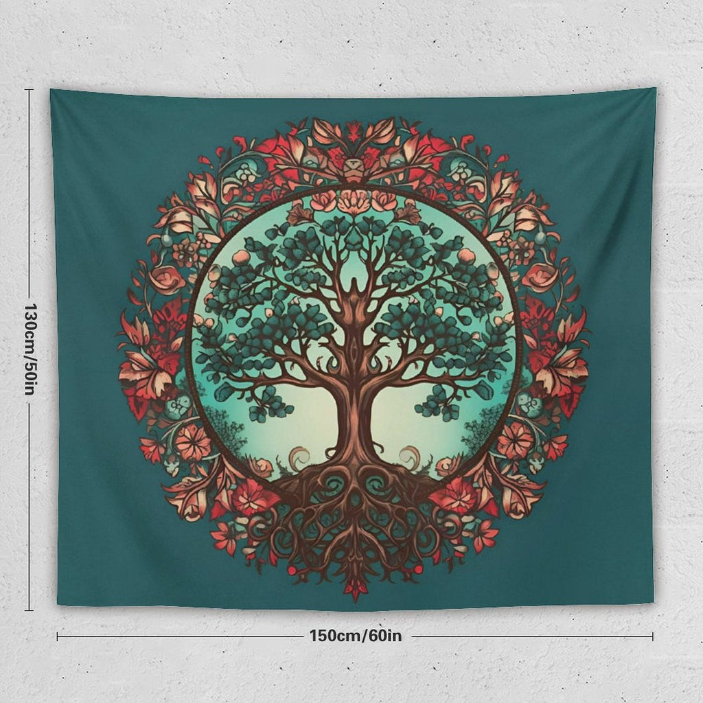 Tapiz de pared de árbol