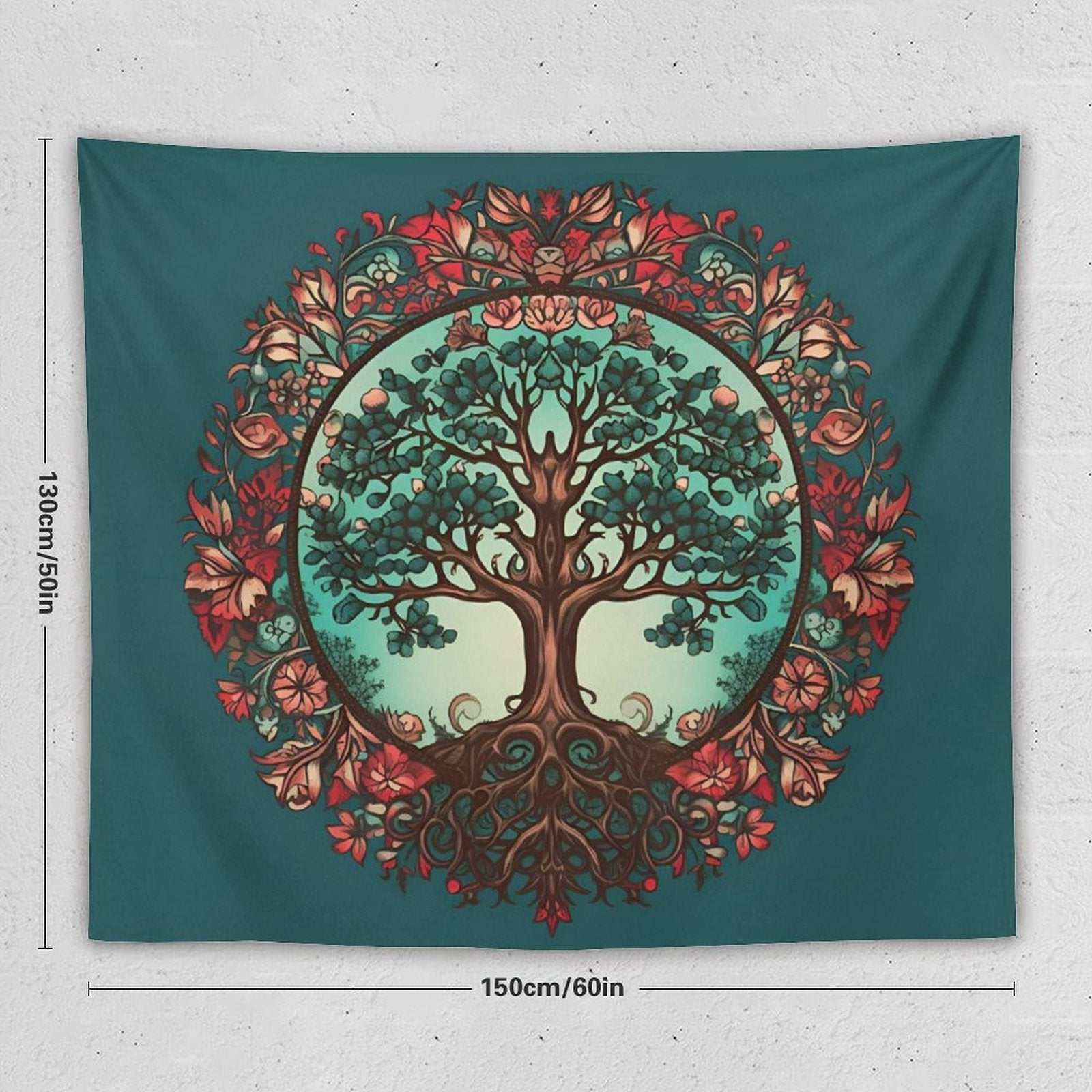 Tapiz de pared de árbol