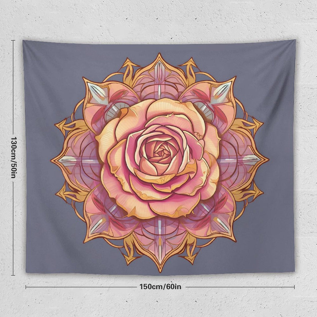 Tapiz de pared de rosas