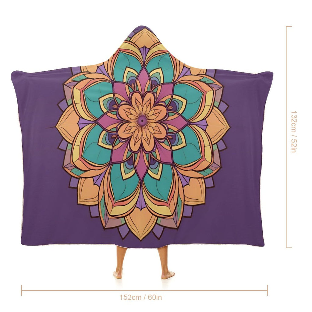 Manta con capucha Lotus