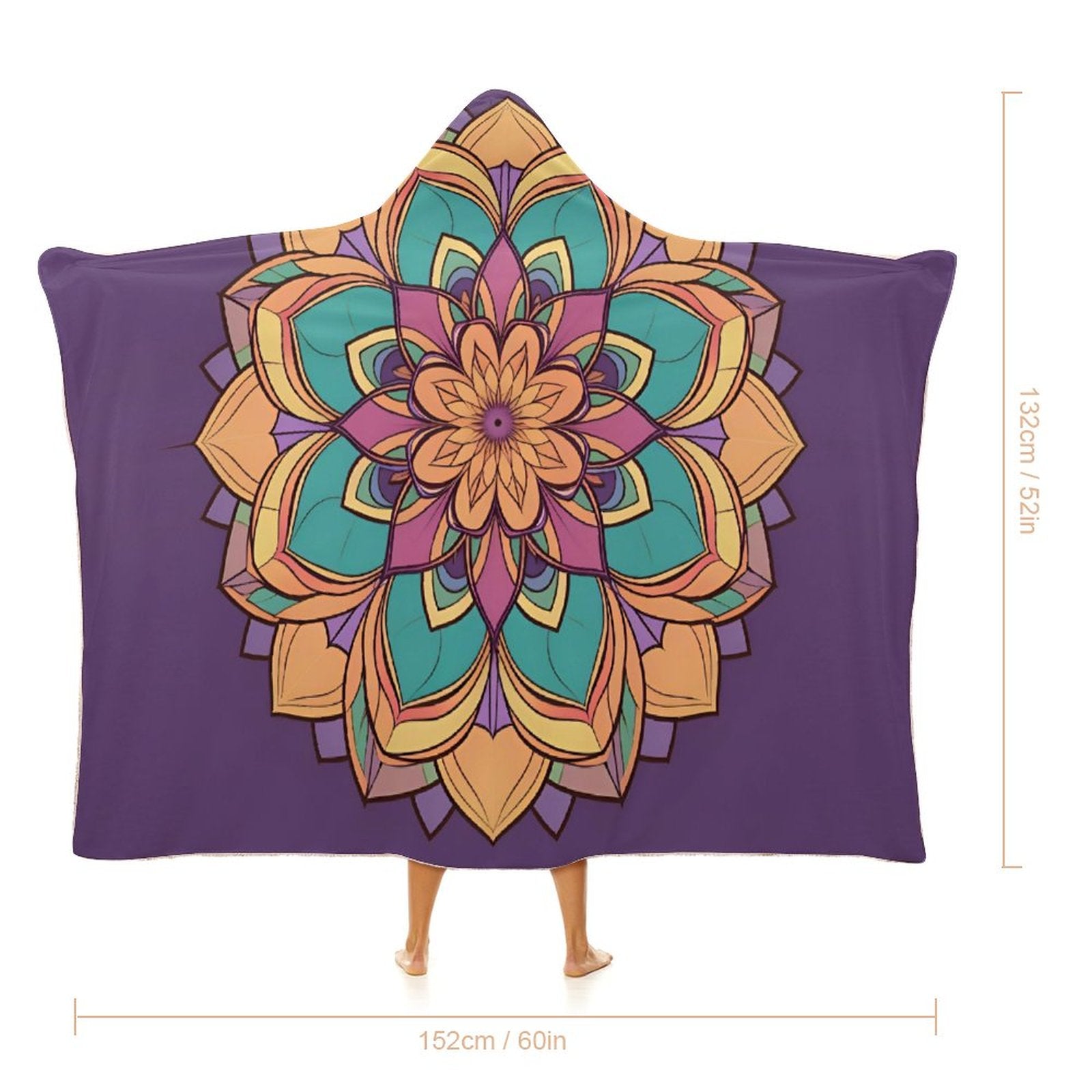 Manta con capucha Lotus