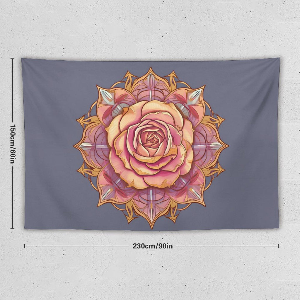 Tapiz de pared de rosas