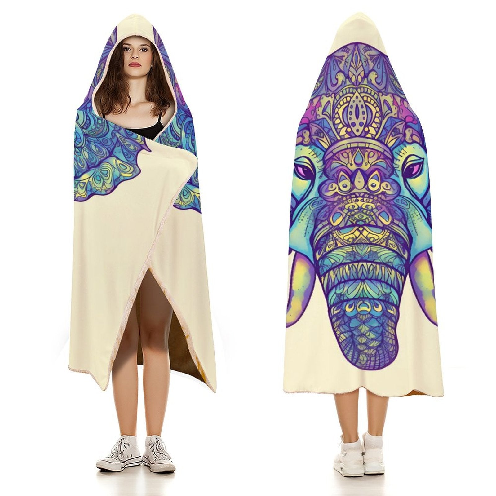 Elephant Hooded Blanket