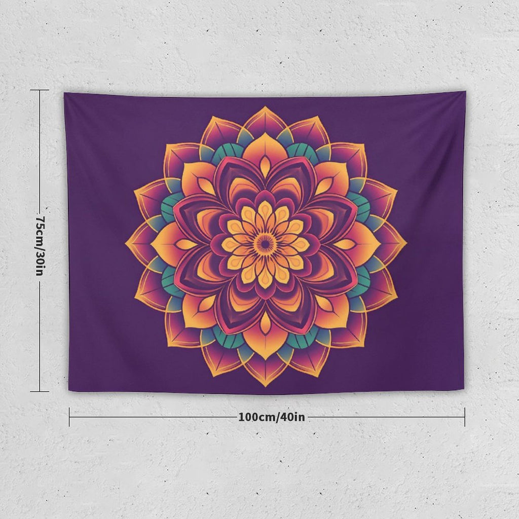Tapiz de pared de loto