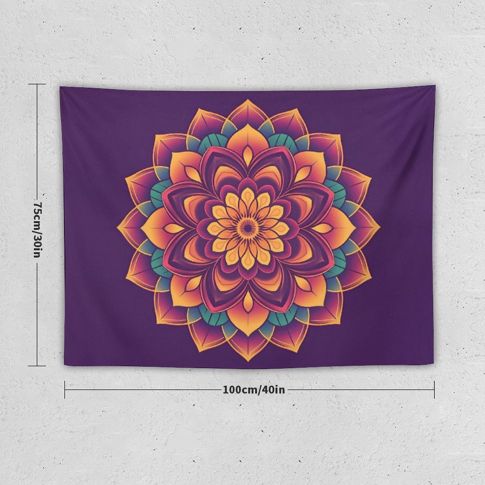 Tapiz de pared de loto