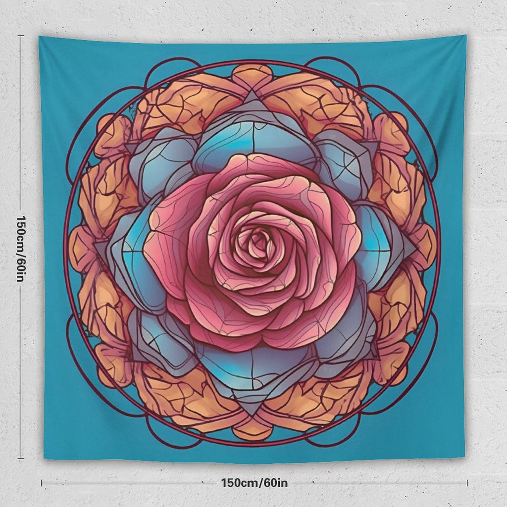 Tapiz de pared de rosas