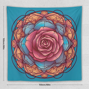 Rose Wall Tapestry