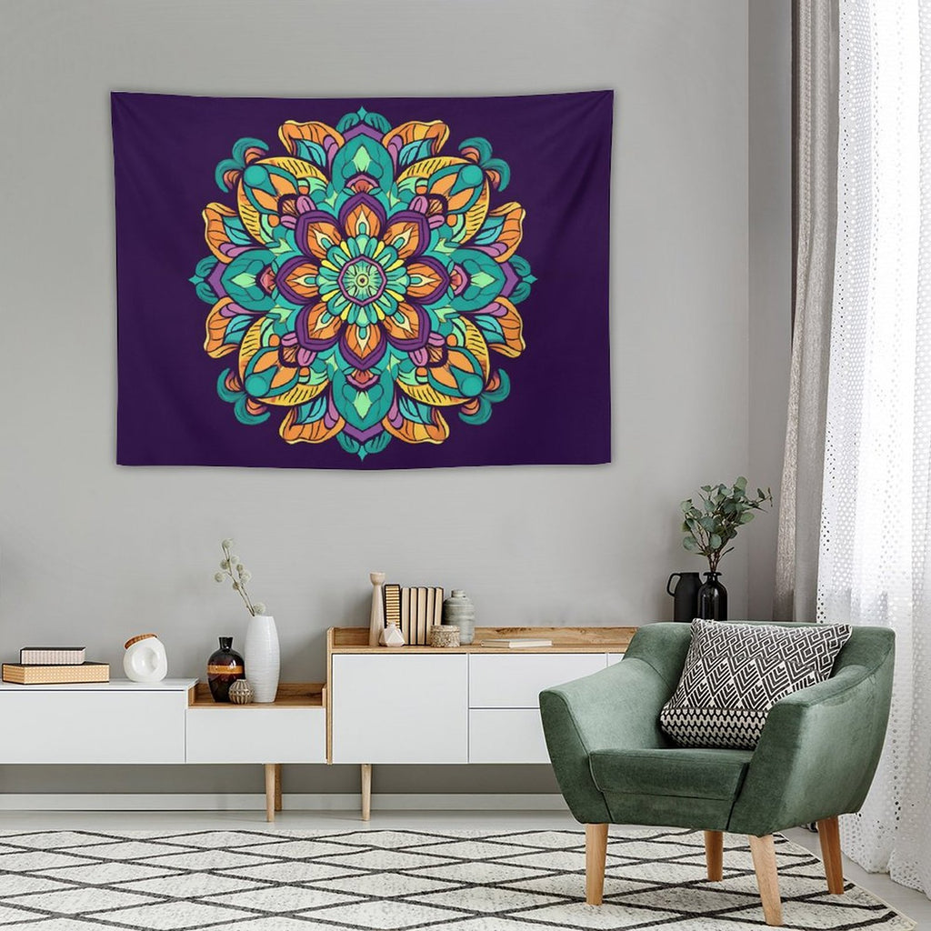 Tapiz de pared de flores