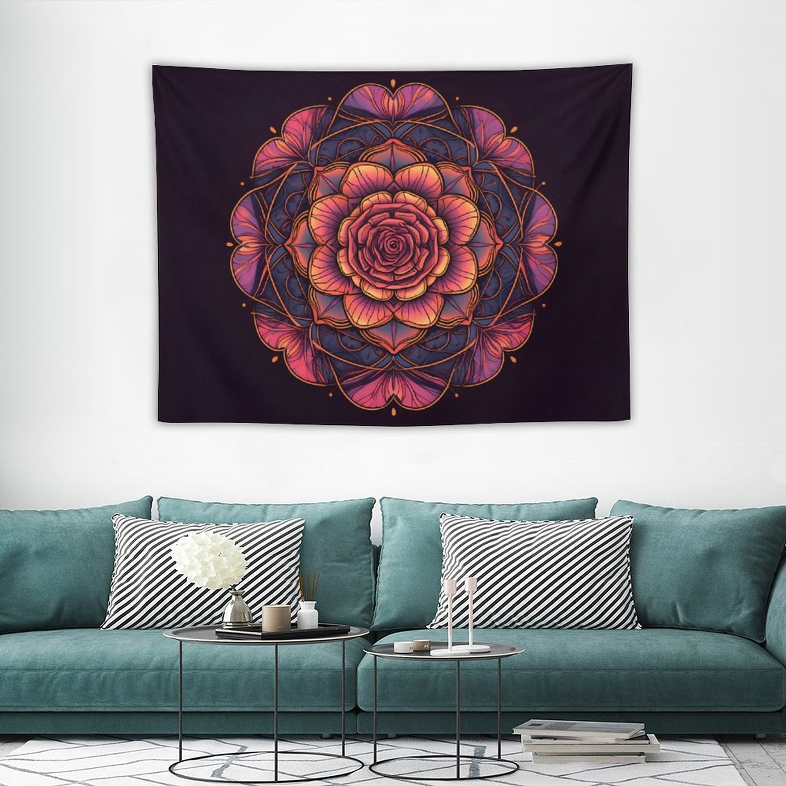 Tapiz de pared de rosas