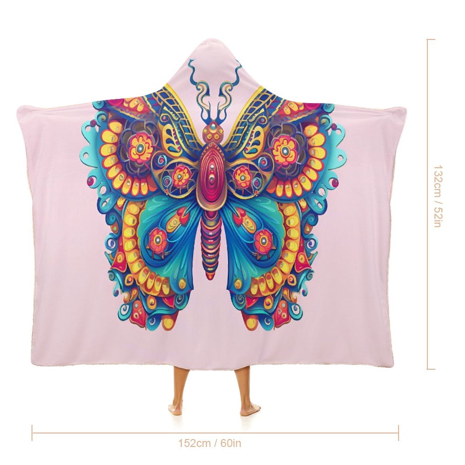 Butterfly Hooded Blanket