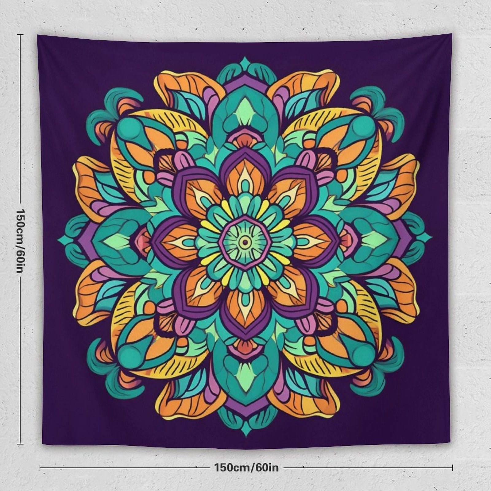 Tapiz de pared de flores