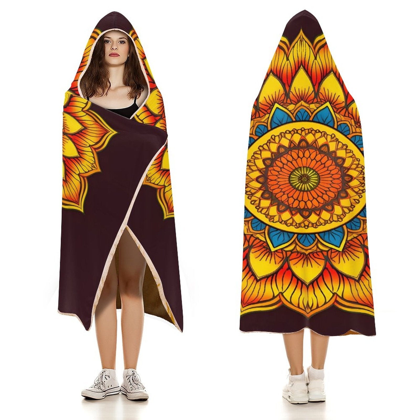 Sunflower Hooded Blanket