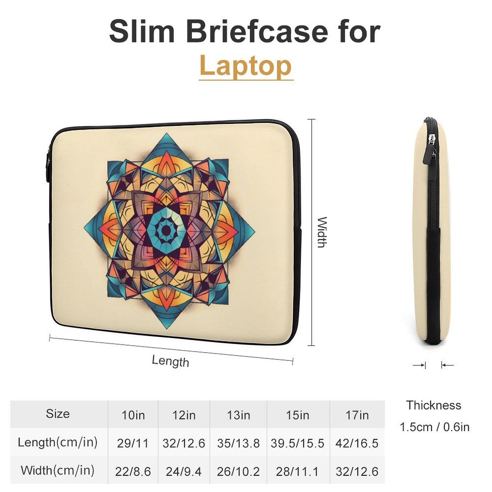 Geometric Laptop Sleeve